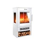 Chimenea eléctrica Purline CHE-720 W 1800W WiFi Triple cristal LED Almacenaje Chimenea eléctrica Purline CHE-720 W 1800W WiFi Triple cristal LED Almacenaje