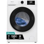 Lavadora Carga Frontal Hisense Serie 1 WF1G7021BW 7Kg 1200rpm Clase B Vapor Blanca