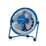 Ventoinha de Sobremesa Orbegozo PW 1026 8W 10cm USB Azul Metálica Silenciosa