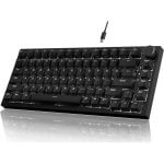 Ajazz AK820 Teclado Mecânico Layout ANSI Hot-Swap com Retroiluminação Branco Ajazz AK820 Teclado Mecânico Layout ANSI Hot-Swap com Retroiluminação Branco