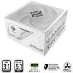 Fuente de Alimentación Asrock 850W 80 PLUS Gold Steel Legend Blanca extras protecciones avanzadas