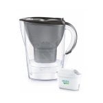Carafe Brita Marella noire de 2,4 L avec 3 filtres Maxtra Pro et indicateur numérique Carafe Brita Marella noire de 2,4 L avec 3 filtres Maxtra Pro et indicateur numérique