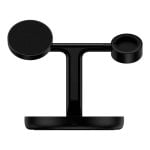 Cargador Wireless Baseus Swan 3-en-1 20W MagSafe Soporte Ajustable Negro Cargador Wireless Baseus Swan 3-en-1 20W MagSafe Soporte Ajustable Negro