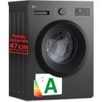 Máquina de Lavar Roupa LG F4A10S8NDK 8Kg 1400rpm 8 Programas A Grafite