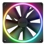 Ventilateur supplémentaire synchronisable NZXT F140 RGB Duo 140 mm PWM 20 LED RGB noir Ventilateur supplémentaire synchronisable NZXT F140 RGB Duo 140 mm PWM 20 LED RGB noir