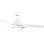 Ventilador de Techo con Luz Orbegozo CP 126105 40W 105cm 6 Velocidades Motor DC Mando Silencioso