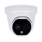 Caméra IP thermique optique double Hikvision DS-2TD1228T-2/QA(B) 256x192 IP67 PoE AI périmétrique