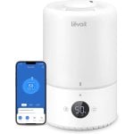 Humidificateur ultrasonique à remplissage par le haut Levoit Dual 200S 3 L, application Alexa, < 28 dB, blanc Humidificateur ultrasonique à remplissage par le haut Levoit Dual 200S 3 L, application Alexa, < 28 dB, blanc