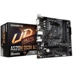 Placa Base Gigabyte A520 Micro-ATX AM4 A520M DS3H AC WiFi 5 DDR4 PCIe M.2