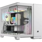 PC-Gehäuse Corsair 2500X Weiß Micro-ATX Glas USB 3.2 Gen2 Modular
