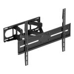 Support mural pivotant et inclinable en acier robuste AISENS WT70TSR-196, 37-80″/40 kg/noir