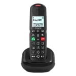 Téléphone sans fil Alcatel Terminal noir, 2 combinés, 100 contacts, mains libres