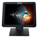 Monitor AVPos 17″ True Flat SXGA Touch Brilho 400cd/m² VGA Preto Baixo Consumo Monitor AVPos 17″ True Flat SXGA Touch Brilho 400cd/m² VGA Preto Baixo Consumo