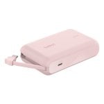 Belkin Universal-Powerbank mit 10.000 mAh und 20 W, USB-C, Dual-Ausgang, Schnellladefunktion, Rosa Belkin Universal-Powerbank mit 10.000 mAh und 20 W, USB-C, Dual-Ausgang, Schnellladefunktion, Rosa