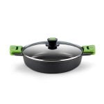 Casserole BRA Prior 9L Aluminium geschmiedet Induktion Antihaft Glasdeckel