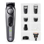 Cortapelos Braun Plata AutoSense 40 ajustes batería integrada 100min accesorios Cortapelos Braun Plata AutoSense 40 ajustes batería integrada 100min accesorios