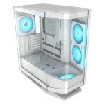 Cougar FV270 RGB Curved Tempered Glass Tower ATX/EATX/420mm GPU/USB-C Panel Weiß Cougar FV270 RGB Curved Tempered Glass Tower ATX/EATX/420mm GPU/USB-C Panel Weiß