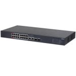 Dahua Managed Switch 18 RJ-45 Gigabit Ethernet, 2 SFP, 16 PoE, 40 Gbit/s, Rackmontage Dahua Managed Switch 18 RJ-45 Gigabit Ethernet, 2 SFP, 16 PoE, 40 Gbit/s, Rackmontage