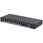 Dahua Technology SG4010-2F Switch, 8 Gigabit-Ports + 2 SFP-VLAN-Jumbo-Frames, L2-verwaltet