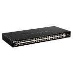 Commutateur D-Link L3 50 ports 10G SFP+ empilable, géré par le Web, VLAN, noir, 1U