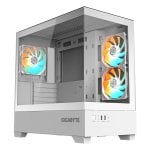 Gigabyte Aorus C500 Glass White RGB Midi Tower ATX-PC-Gehäuse aus gehärtetem Glas