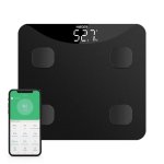 Haeger InteliScale Plaza Schwarze elektronische Personenwaage