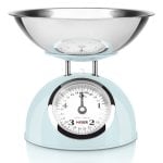 Haeger Mechanische Küchenwaage, Blau, Edelstahl, 5 kg, Abnehmbare Schüssel Haeger Mechanische Küchenwaage, Blau, Edelstahl, 5 kg, Abnehmbare Schüssel