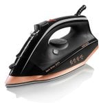 Haeger Dampfbügeleisen mit Edelstahlsohle, 2200W, selbstreinigend, schwarz, 0,26L Haeger Dampfbügeleisen mit Edelstahlsohle, 2200W, selbstreinigend, schwarz, 0,26L