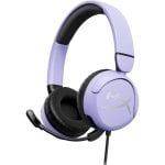 Auricolari HyperX Cloud Mini con cavo Jack 3,5 mm ANC Gaming Limitatore Volume Microfono Nero Lavanda