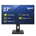 Monitor Equal 27″ FHD 100Hz IPS Estrutura giratória ultrafina Ajuste de altura VESA