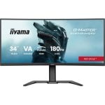 iiyama G-Master GCB3484WQSU-B1 34" VA GEKRÜMMT UWQHD 180Hz 0.4ms FreeSync USB-A Lautsprecher Höhenverstellbar iiyama G-Master GCB3484WQSU-B1 34" VA GEKRÜMMT UWQHD 180Hz 0.4ms FreeSync USB-A Lautsprecher Höhenverstellbar