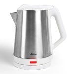Hervidor Jata 2L Acero Inoxidable Blanco 1500W Base 360º Protección Sobrecalentamiento Hervidor Jata 2L Acero Inoxidable Blanco 1500W Base 360º Protección Sobrecalentamiento