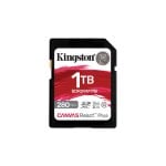 Scheda SD Kingston Canvas React Plus da 1 TB UHS-II 280 MB/s 150 MB/s V60, nera Scheda SD Kingston Canvas React Plus da 1 TB UHS-II 280 MB/s 150 MB/s V60, nera