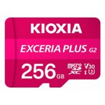 Kioxia 256 GB MicroSDXC-Karte UHS-I U3 V30 A1 100 MB/s Pink mit SD-Adapter
