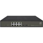 Switch LevelOne GES-2110P 8 Porte Gigabit PoE+ 130W 2 SFP Fanless