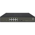 Switch Gestionado LevelOne GES-2110P 8 Puertos Gigabit PoE+ 130W 2 SFP Sin Ventilador