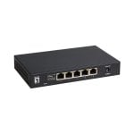Switch LevelOne GEU-0525 5 Ports 2,5G Ethernet Vollduplex Lüfterlose Wand