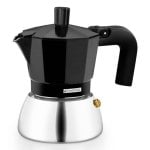 Cafetera Italiana Monix Induction Inox M863003 3 tazas 0,195L negra compatible inducción Cafetera Italiana Monix Induction Inox M863003 3 tazas 0,195L negra compatible inducción