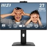 Monitor MSI 27″ QHD 100Hz IPS Cámara Altura Ajustable Adaptive Sync Altavoces Monitor MSI 27″ QHD 100Hz IPS Cámara Altura Ajustable Adaptive Sync Altavoces