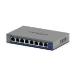 Switch Netgear 8 Puertos Gigabit L2/L3 Sin Gestión 16Gbps 4000 MAC Sin Ventilador