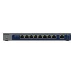 Switch Netgear GS108MX-100EUS 8 Puertos RJ-45 Gigabit/10G Montaje Rack/Pared Sin Ventilador