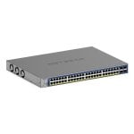 Switch NETGEAR 48x 10G RJ-45 PoE+ 4x SFP+ Rack Gestionado Apilable Alto Rendimiento