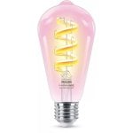 Bombilla inteligente Philips PHI WFB 40W ST64 E27 RGB Wi-Fi/Bluetooth 470lm Regulable