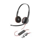Auriculares Poly con cable USB-C/A Micrófono Flexible y Reducción de Ruido Auriculares Poly con cable USB-C/A Micrófono Flexible y Reducción de Ruido