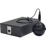 Microphone de plafond filaire IP Poly avancé, noir Microphone de plafond filaire IP Poly avancé, noir