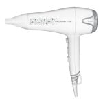 Rowenta Haartrockner, 2200 W, Gleichstrommotor, 3 Geschwindigkeiten, 2 Heizstufen, Grau/Weiß, 1,8 m Kabel Rowenta Haartrockner, 2200 W, Gleichstrommotor, 3 Geschwindigkeiten, 2 Heizstufen, Grau/Weiß, 1,8 m Kabel