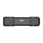 Disque SSD externe Silicon Power DS72 250 Go USB 3.2 Gen2 1050 Mo/s Aluminium Noir Disque SSD externe Silicon Power DS72 250 Go USB 3.2 Gen2 1050 Mo/s Aluminium Noir
