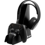 Snakebyte Dual Charge & Support pour casque 5 Noir, USB, pour PlayStation 5