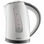 Hervidor Sogo Capacidad 1,7L Negro Blanco Sin cables Base 360° Apagado automático Hervidor Sogo Capacidad 1,7L Negro Blanco Sin cables Base 360° Apagado automático