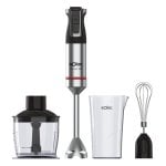 Frullatore a immersione Solac Pro Chef 1501 da 1500 W a 20 velocità in acciaio inossidabile con set di accessori Frullatore a immersione Solac Pro Chef 1501 da 1500 W a 20 velocità in acciaio inossidabile con set di accessori
